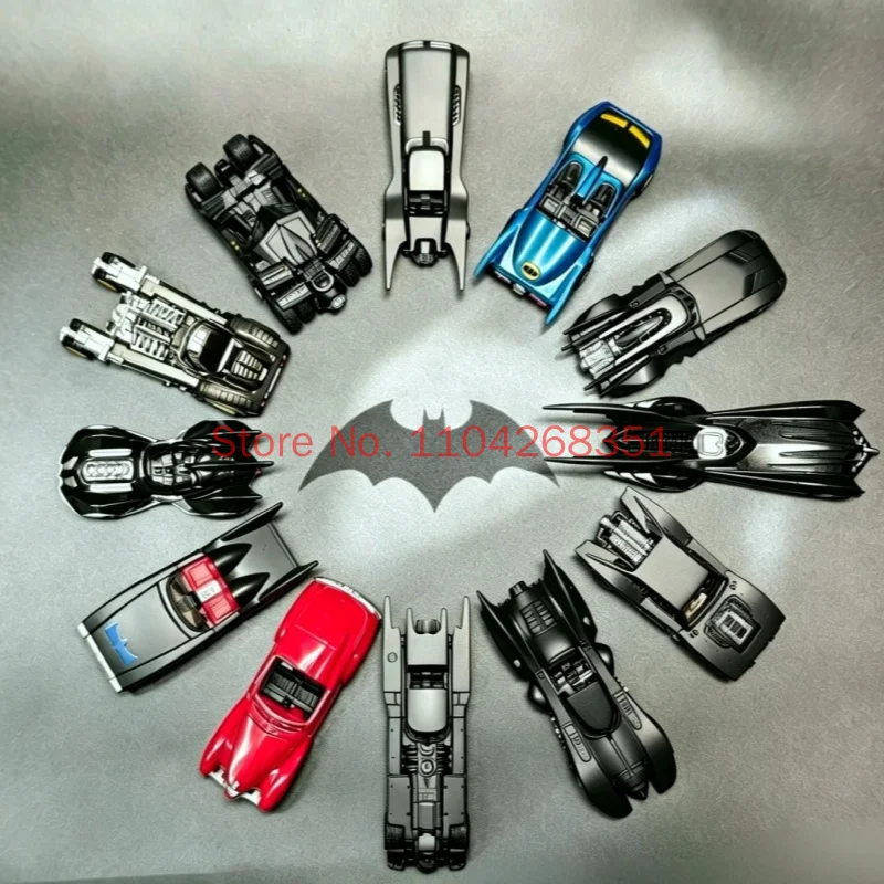 Genuine Blokees Gothan Shadows Batmobile The Dark Knight E02 Wheels 1:64 Blind Box Batman Assembled Car Model Ornament Toys - view 6