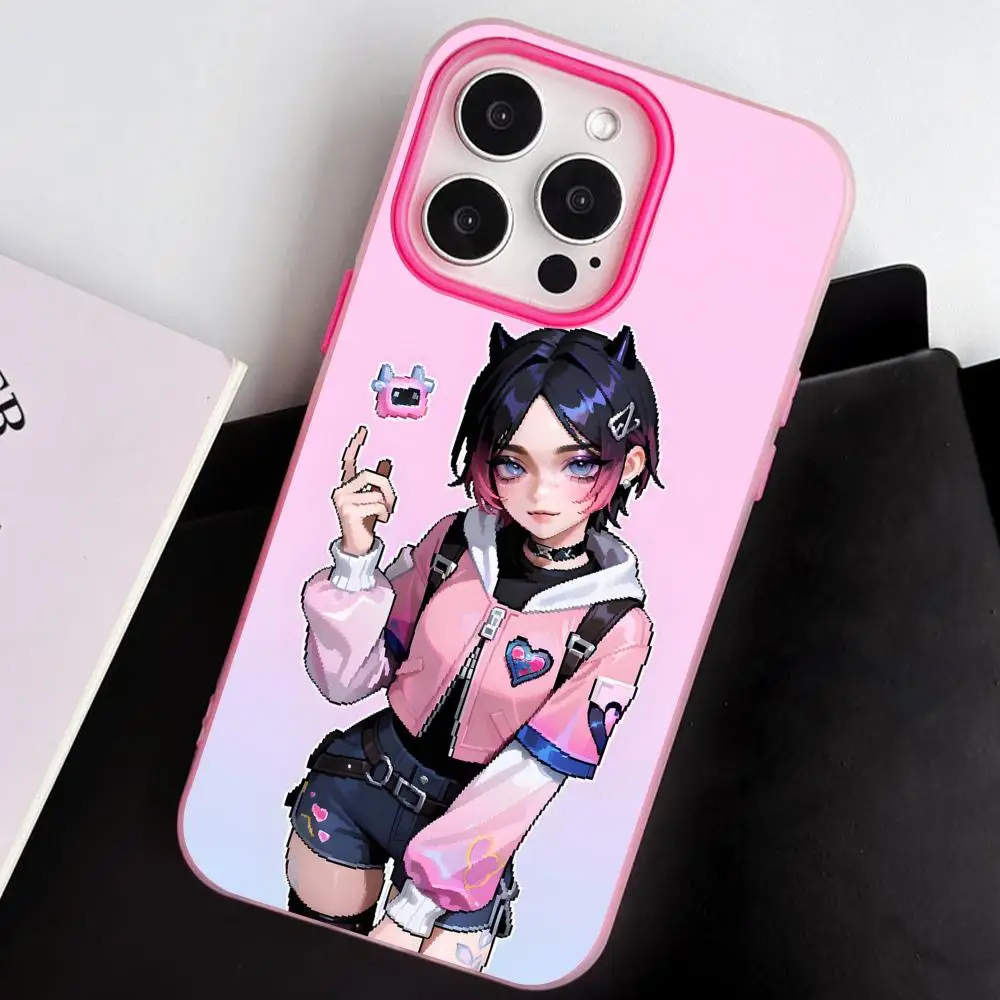 

Valo Clove Phone Case for iPhone 17 16 15 14 13 12 11 Air Pro Max Plus Jelly Double layer Rose Red Cover