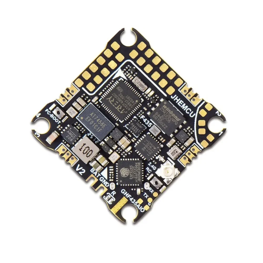 JHEMCU GHF435AIO V2 20A Flight Controller 2-4S with OSD Baro Blackbox ...