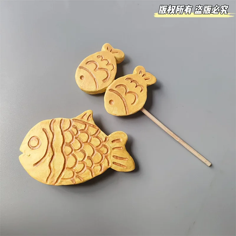 

Taiyaki Food Resin Refrigerator Sticker Magnetic Home Kitchen Decoration Decal Fridge Whiteboard Fridge Sticker