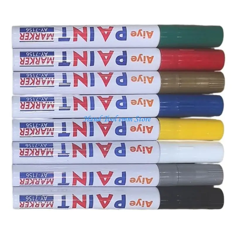 H37F Colorful Tombstone Marker Pen Stone Touch Up Pen For Restoring Faded Grave Inscription, Weatherproof Oil Based Paint Pen
