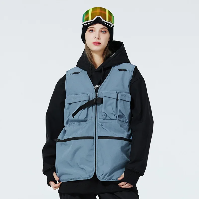 2025 Ski Vest New Women Men Outdoor Snowboard Jacket Wind Proof Waterproof Snow jacket Cold Resistant Winter Clothing Ski Suit