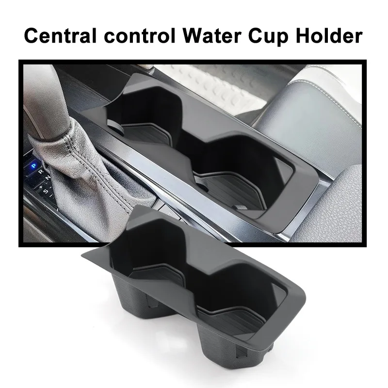 

For Toyota Camry US Version 2024 2025 Cup Holder Center Console Storage Box TPE Tray Tidying Car Accessories
