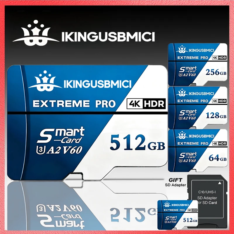 High Speed Mini SD Memory Card 256GB Class 10 Micro TF flash usb pen drive card 4GB 8GB 16GB 32GB 64GB 128GB for Smartphone - zdjęcie 1