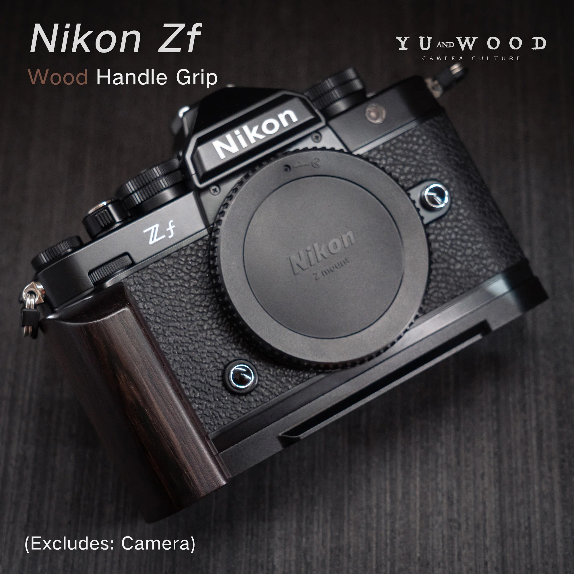 

Профессиональная деревянная ручка для камеры Nikon ZF — противоскользящая и противоударная конструкция для DSLR/беззеркальных фотокамер