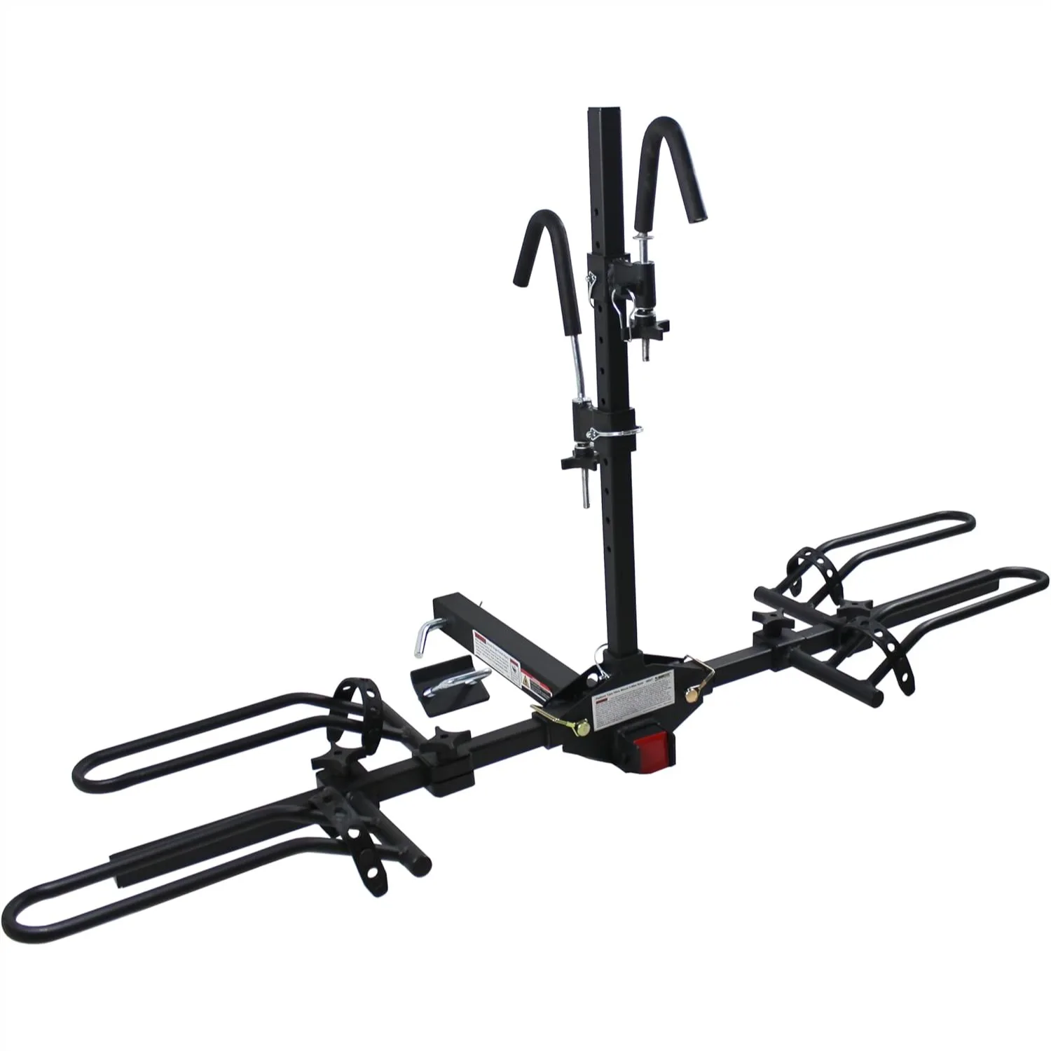 

Platform Bike Rack for 2 Bikes - Hitch Mounted Tray Carrier for SUV, Van, Truck - Fits 2" Class III & IV Hitches