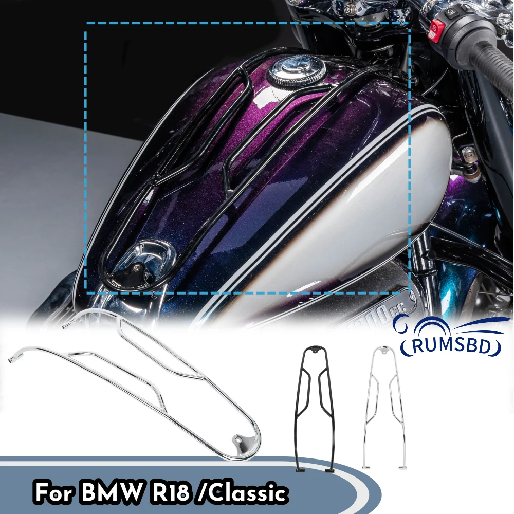 

For BMW R 18 Classic R18 2020 2021 2022 2023 Motorcycle Gas Fuel Tank Guard Bumper Crash Bar Buffer Falling Frame Protector