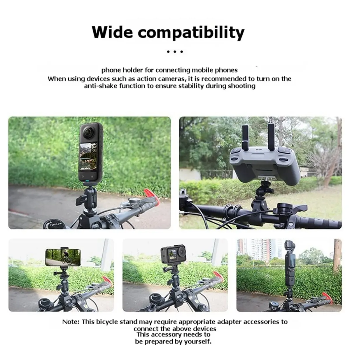 New Electronics Bicycle Handlebar Clip Holder for LumenFly MINI Drone Remote Controller Riding Bracket
