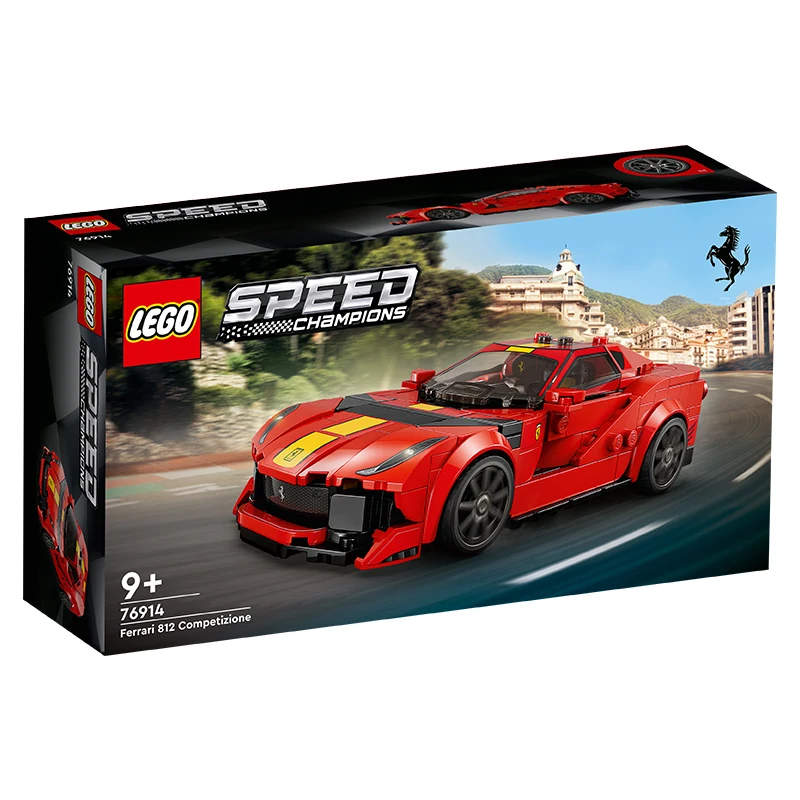 

LEGO Building Blocks Super Racing Series 76914 Ferrari 812 Competitione Boys' and Children's Puzzle Building Blocks Toy Gift