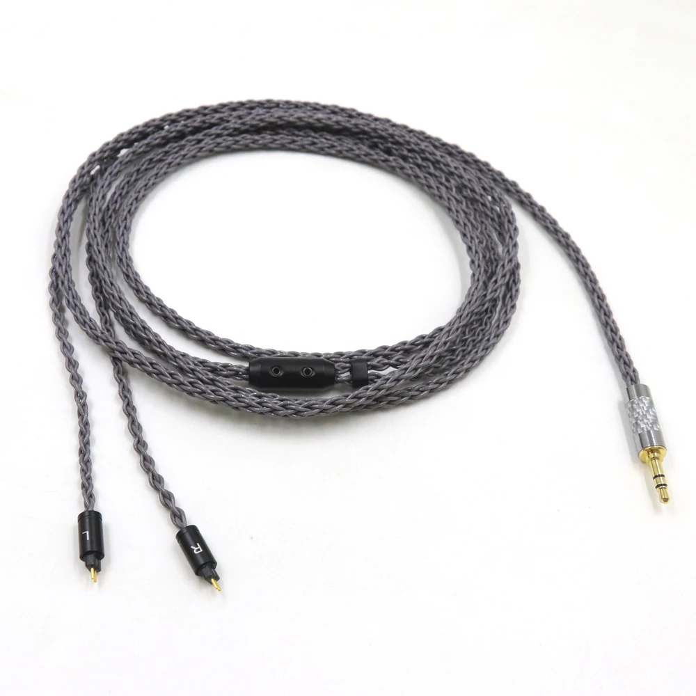 Haldane GreyJelly Высококачественные наушники Taiwan-7N Litz OCC, сменный кабель для обновления для 2-контактных наушников 0,78 мм (с канавкой)
