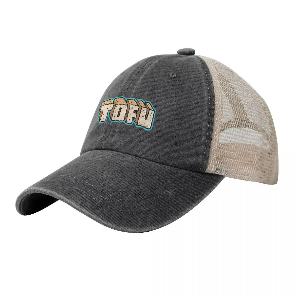 

TOFU! Cowboy Mesh Baseball Cap Snap Back Hat Beach Outing Brand Man cap Mens Women's