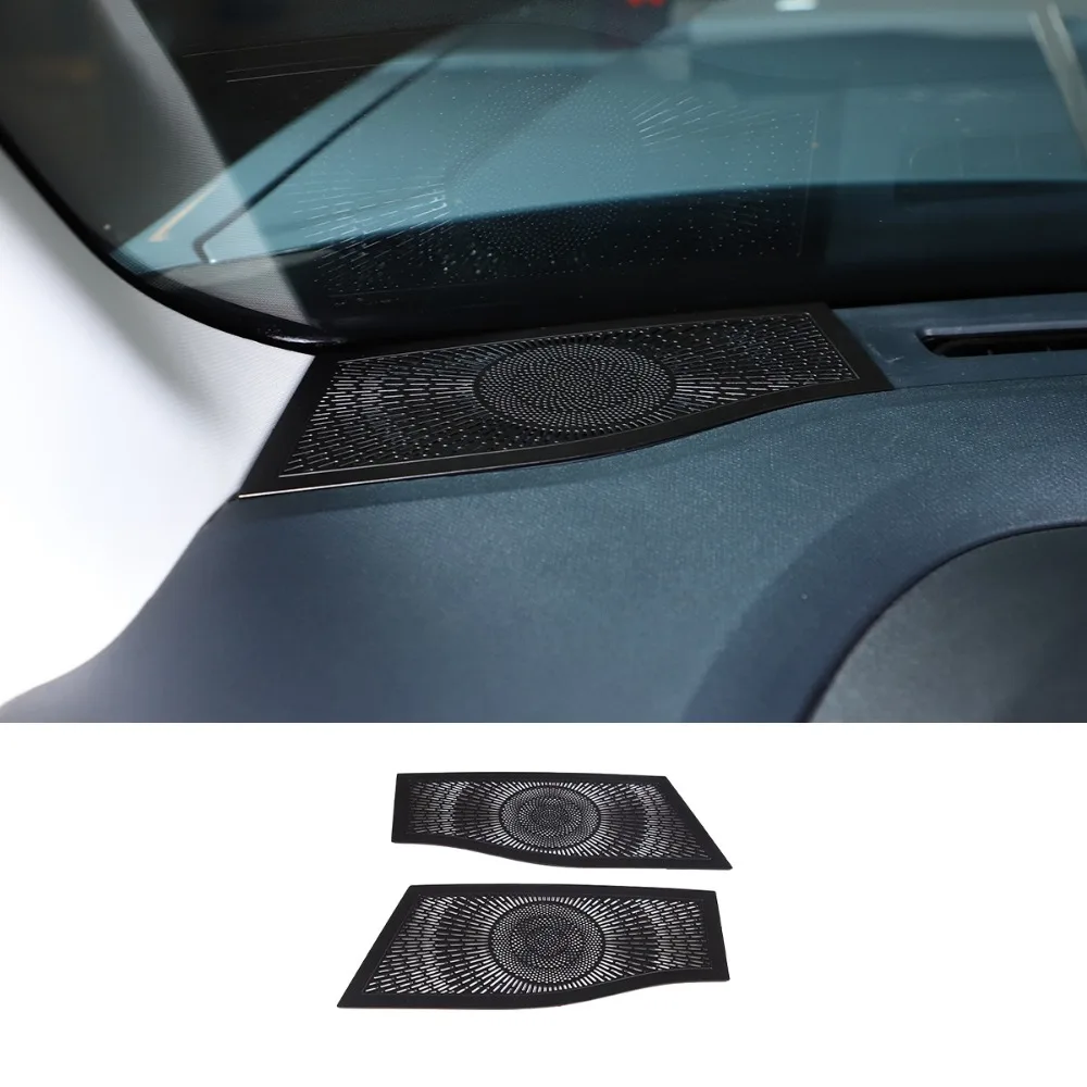 

Car Dashboard Horn Grille Cover For Ford Maverick 2022 Stainless Steel Decorative Sticker Car Interior Accessories