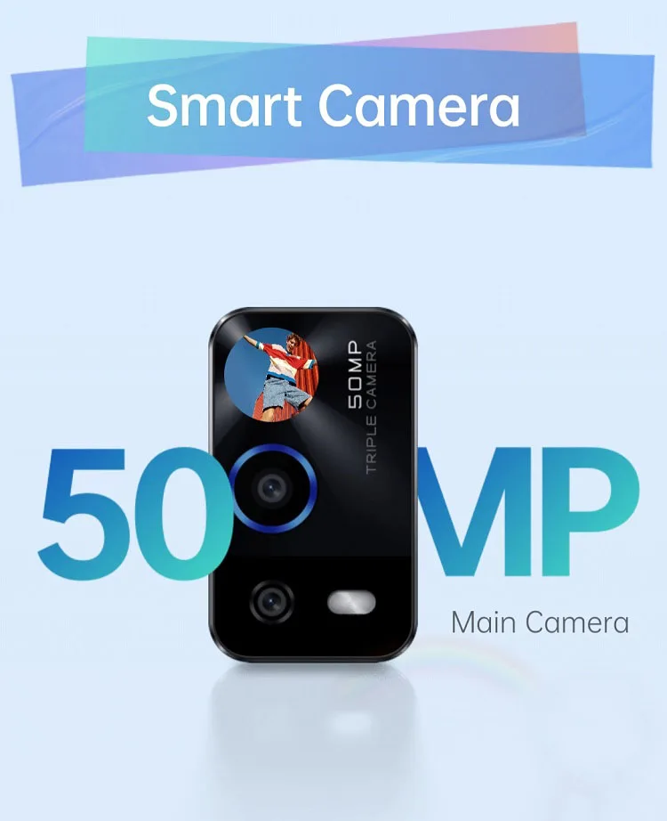 OPPO A55 New 4G Dual-SIM Smartphone 50MP Imaging Camera Cellphone 5000mAh Battery Slim Design Gaming Mobile Phone 8+256GB Memory