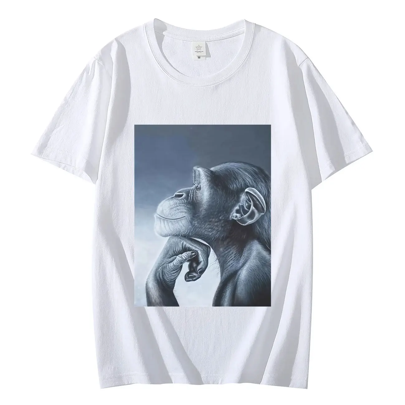 مضحك الغضب الطعم القرد ميمي تي شيرت موضة خمر تي شيرتات قصيرة الاكمام الرجال النساء ملابس الصيف عالية الجودة القطن تي شيرت