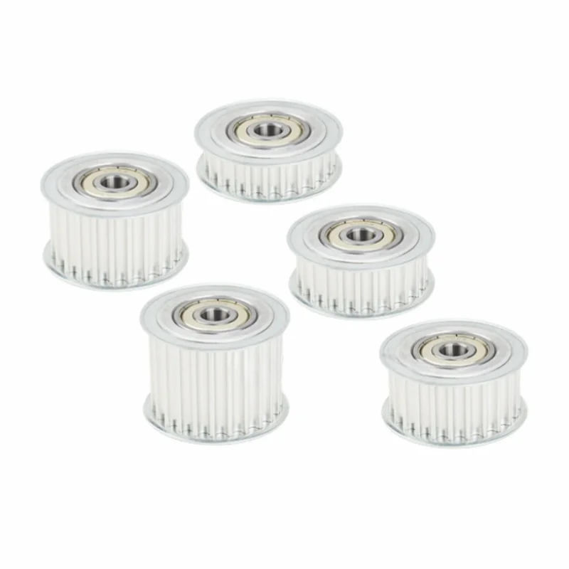 

8M 15Teeth Idler Timing Pulley Double Bearing Bore 5/6/7/8/9/10/12/15mm Belt Width 15/20/25/30mm For CNC 3D Printer Parts DIY