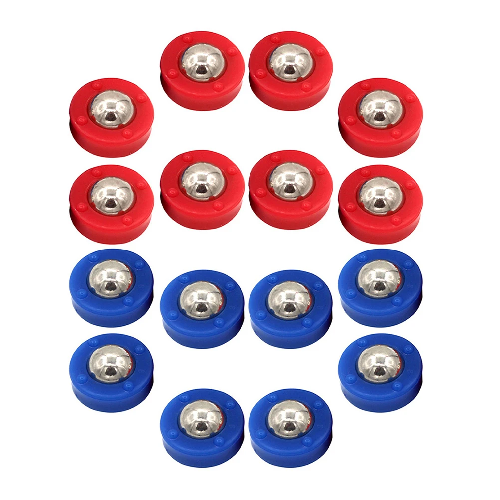 

28pcs Mini Shuffletable Balls Blue Plastic Durable Game Parts Rolling Beads Supplies Tabletop Accessories Shuffleboard