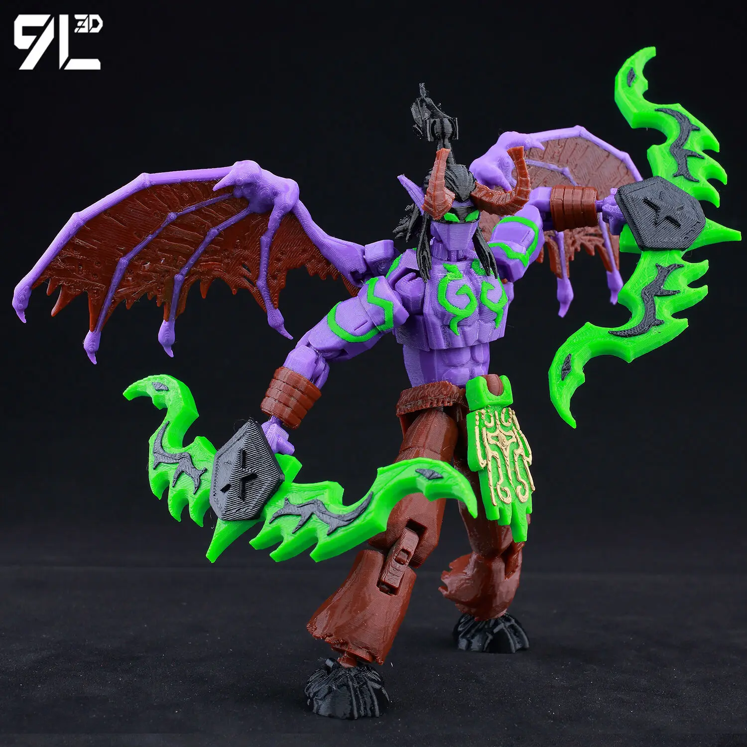 

​9L3D Shadowblade Figure Titan13 Demon Hunter Action Figure LUCKY13 Multi-Jointed T13 Dummy13 Anime Collectible Model Toys