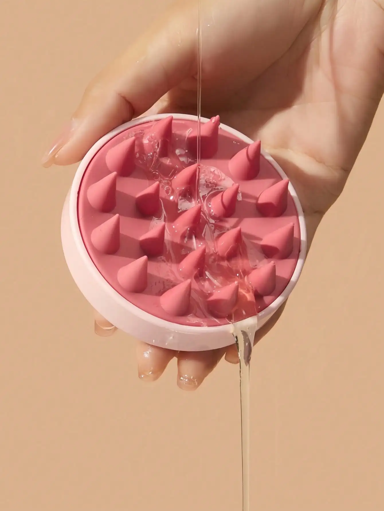 

1pc Silicone Shampoo Brush Head Scalp Massage Comb Hair Washing Combs Bath Shower Body Massage Brushes Salon Hairdressing Tools