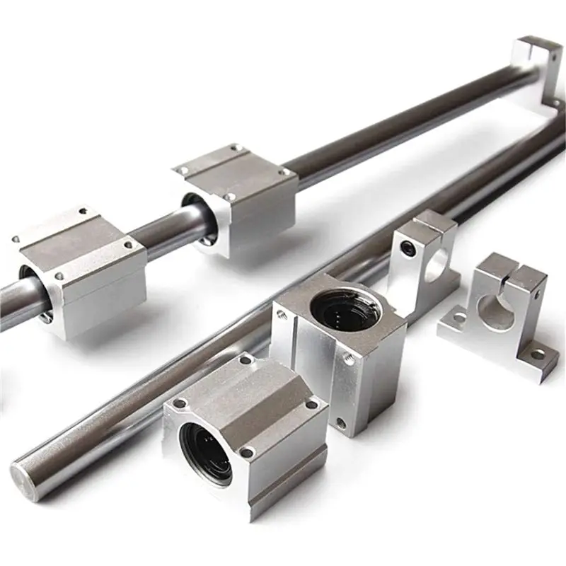 ABMH-20 Pieces / Set Of Optical Axis Linear Axis Od12mm 400Mm + SCS12UU Linear Bearing Seat + SK12 Bearing Support 12Mm 400Mm