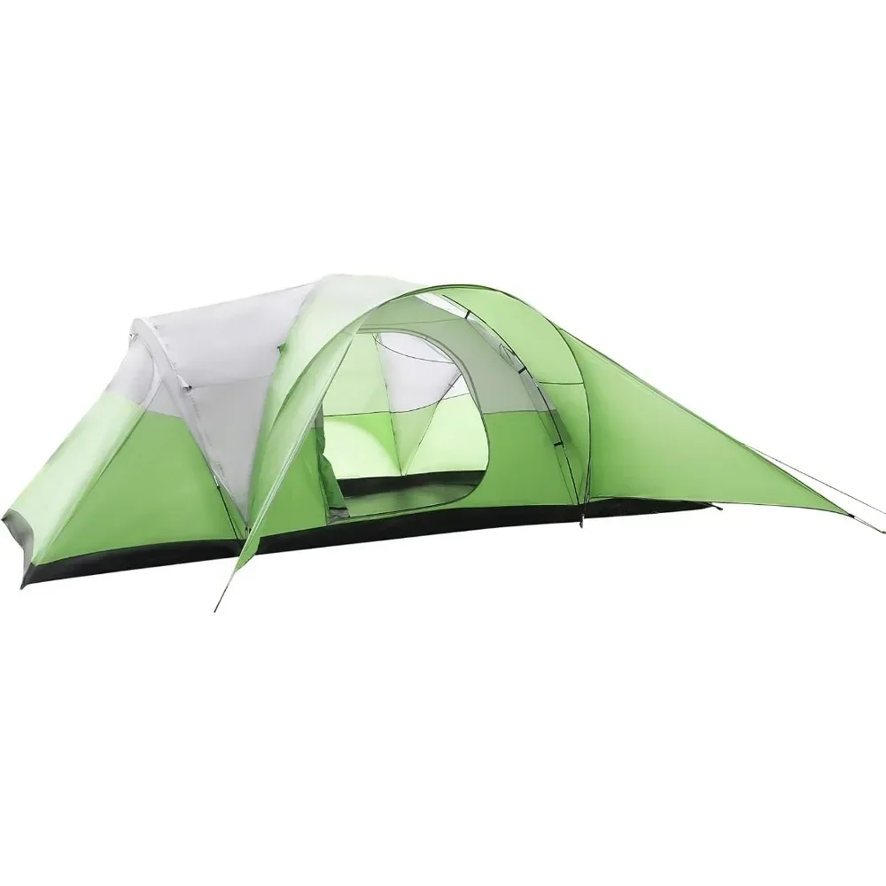 

10 Person Tent Camping, Everyone Camping Tent with Rain Flies, Heavy Waterproof, Easy Dome Tent, Party (18 ft x 9.8 ft x 78 in)