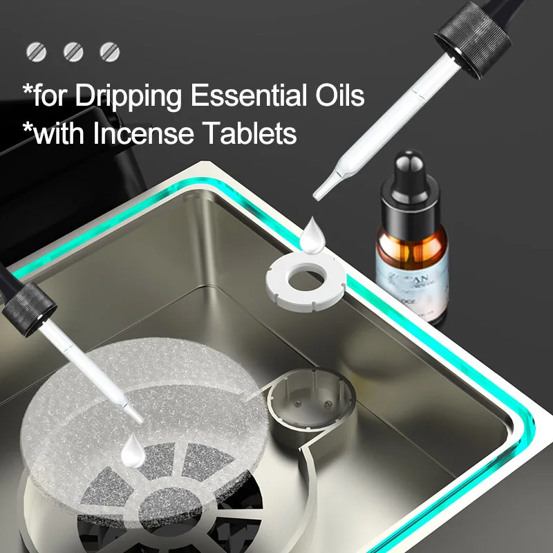 เครื่องฟอกอากาศขนาดเล็กในครัวเรือนเดสก์ท็อปเครื่องฟอกอากาศบุหรี่ควันแก๊ส Ash กรอง Ashtray พร้อมไอออนลบ Air Purification