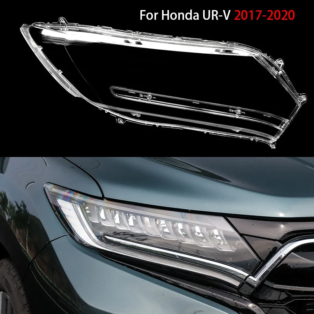 

For Honda UR-V 2017-2020 Car Front Headlight Lens Cover Auto Shell Transparent Headlamp Cover Replace Original Lampshade