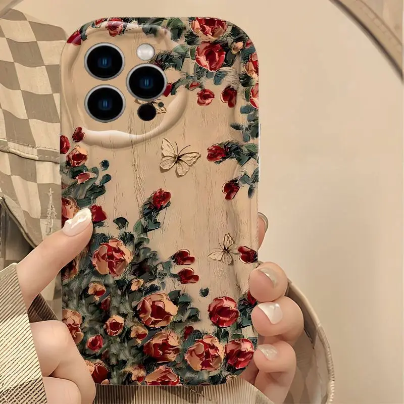 

Чехол для телефона с полным покрытием роз, чехол для телефона Xiaomi Mi 14 13t 12t 11 Lite 5g Ne 11i 12 13 10t 10i Poco X3 Pro Nfc X4 Gt X6 X5 F3 F4 C