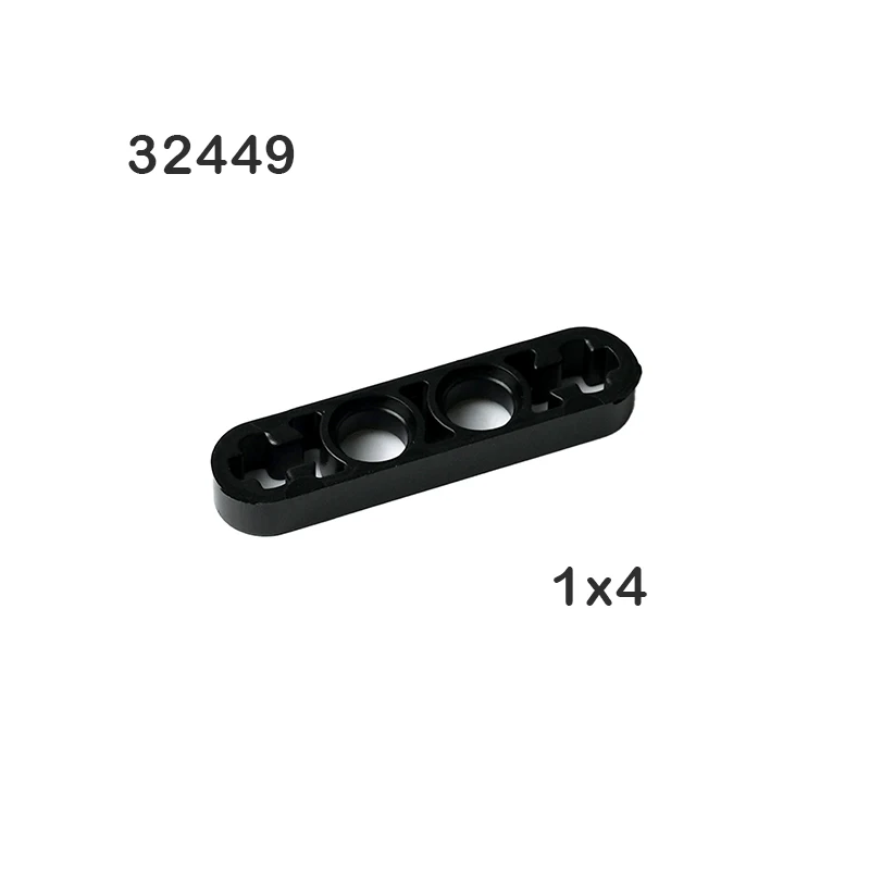 50 قطعة MOC بنة الأجزاء الفنية شعاع ذراع الرفع مع ملحقات ثقب استبدال جزء متوافق 32525 2477 60484 41239 43857