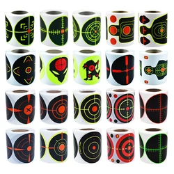 100/200Pcs Per Roll 7.50cm Adhesive Shooting Sticker Targets Splatter Splash Amp Shooting Reactive Practice Training Targets