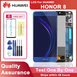 Pantalla LCD IPS Original de 5,2 pulgadas para Huawei Honor 8, montaje de digitalizador con pantalla táctil, versión Global, FRD-L19, FRD-L09