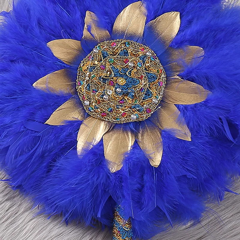 Festival feather fan，For dance， Petal shape， party decorations， wedding ，party decorations birthday，autumn decor，christmas
