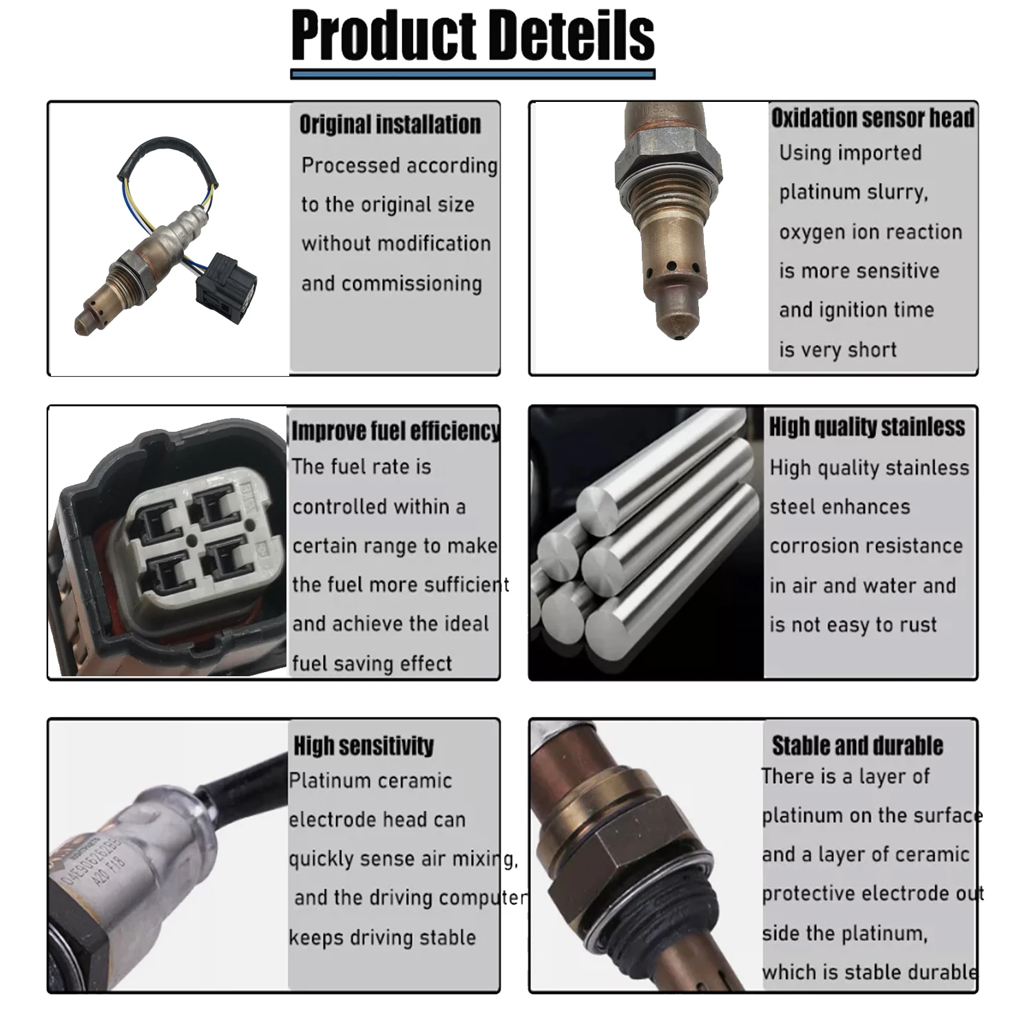36532-5MR-A01 Downstream Lambda Oxygen Sensor 365325MRA01 For 2019 Honda Odyssey Passport Pilot O2 SENSOR 234-8048 36532-5K1-H01