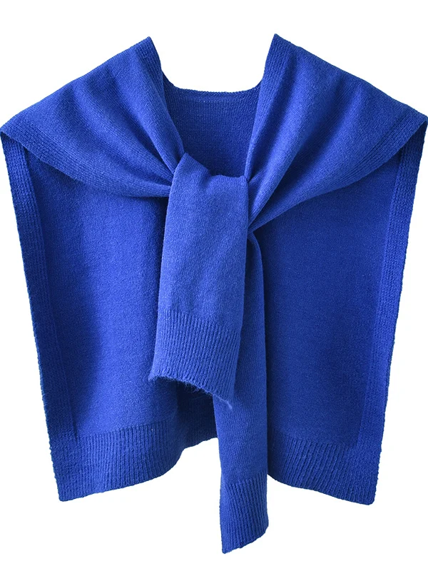 Spring Autumn Women's Knitted Shawl Collar Fake Collar Versatile Air Conditioned Room Neck Protection Winter Scarf Cowl Neck ...