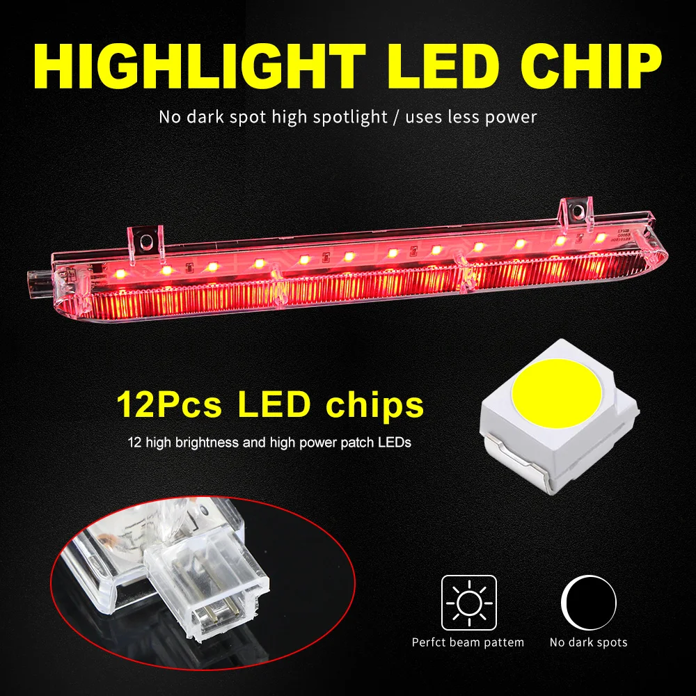 

1PC LED Third Tail Brake Light Rear Stop Signal Lamp For Mini Cooper Hatchback R56 06-10 Countryman R60 10-16 Car Accessories