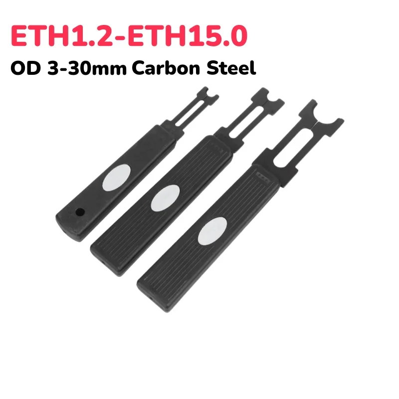 Carbon Steel ETH1.2-ETH15.0 To The Outer Diameter of 3-30mm E-type Circlip Pliers Professional Push Circlip Pliers