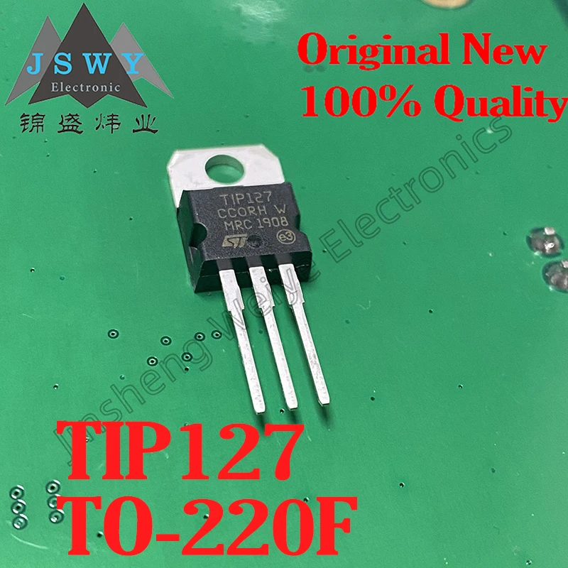 

(5/50 PCS) TIP127 TO-220 Package PNP Darlington Power Transistor 100V5A Original In Stock Fast Shipping