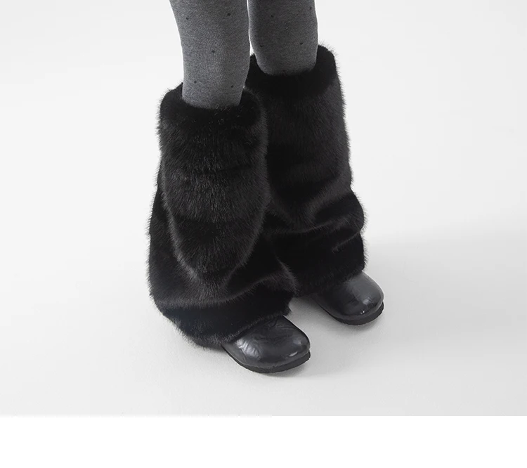 الخريف الشتاء سميكة الدافئة أنبوب طويل تدفئة الساق اليابانية JK لوليتا الحلو لطيف فتاة أفخم الوردي جورب يغطي #4