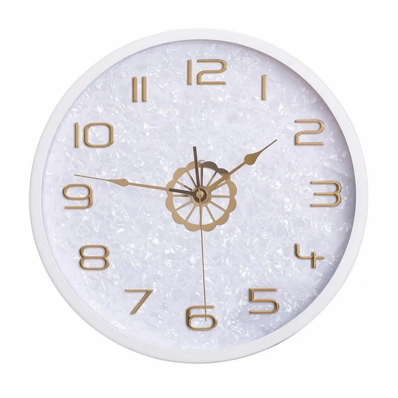 Auto Set Radio Wall Clock Quiet Sweep Movement LED Backlight for Office