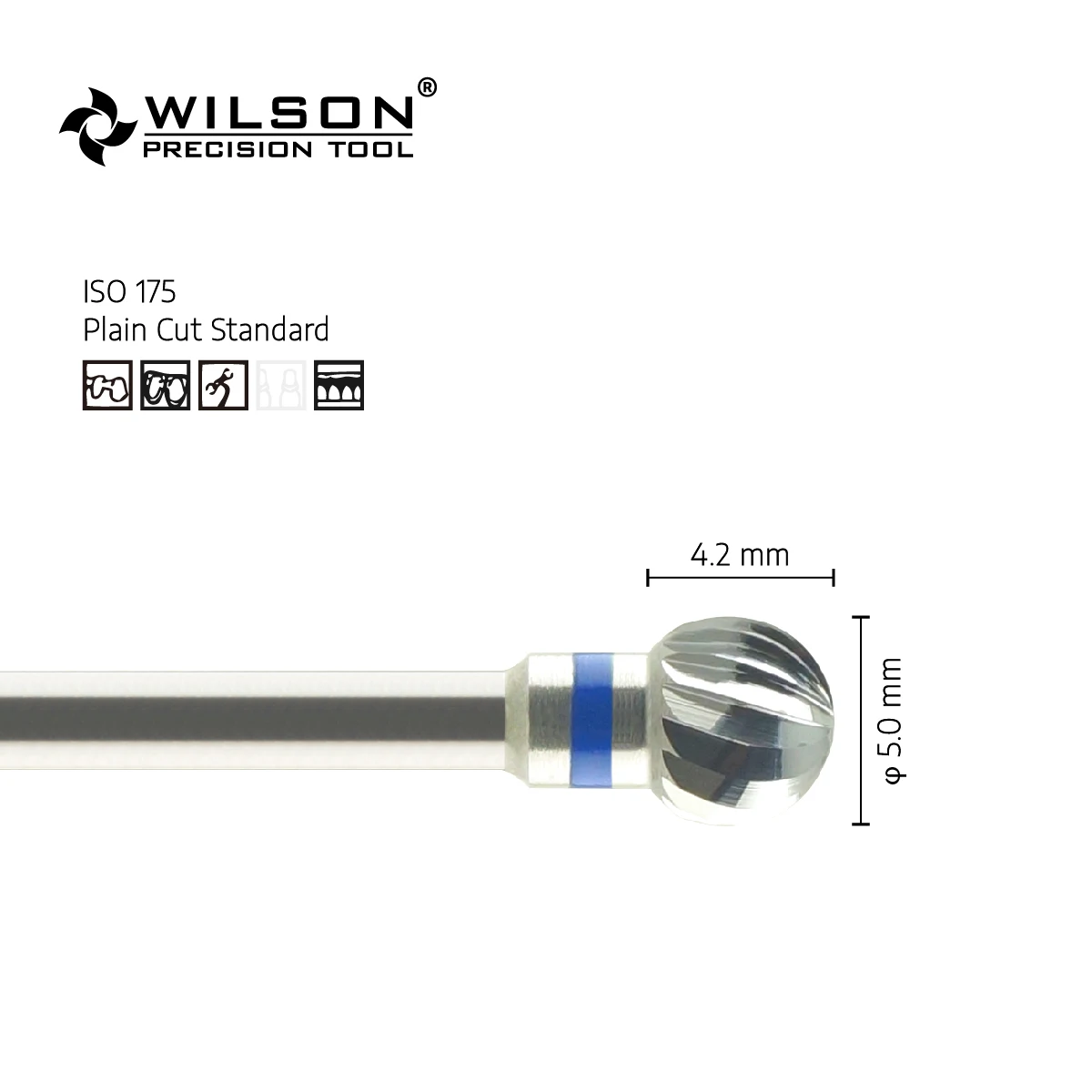 Pieza De Baja Velocidad Dental Strawberries Tungsten Carbide Burs for Trimming Plaster/Acrylic/Metal