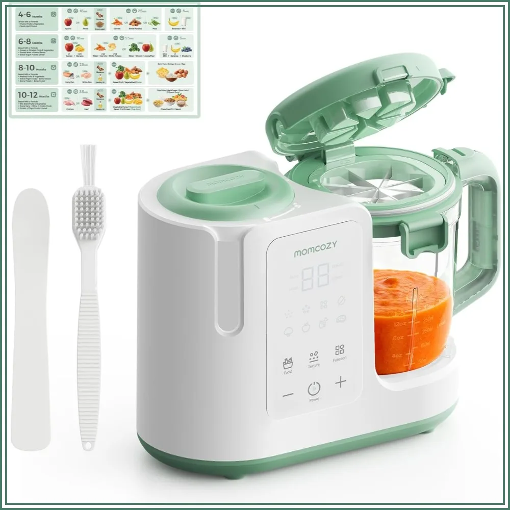 Auto Steam & Blend Baby Food Maker, 15oz Cup, Self-Cleaning, 3-Stage Texture Settings