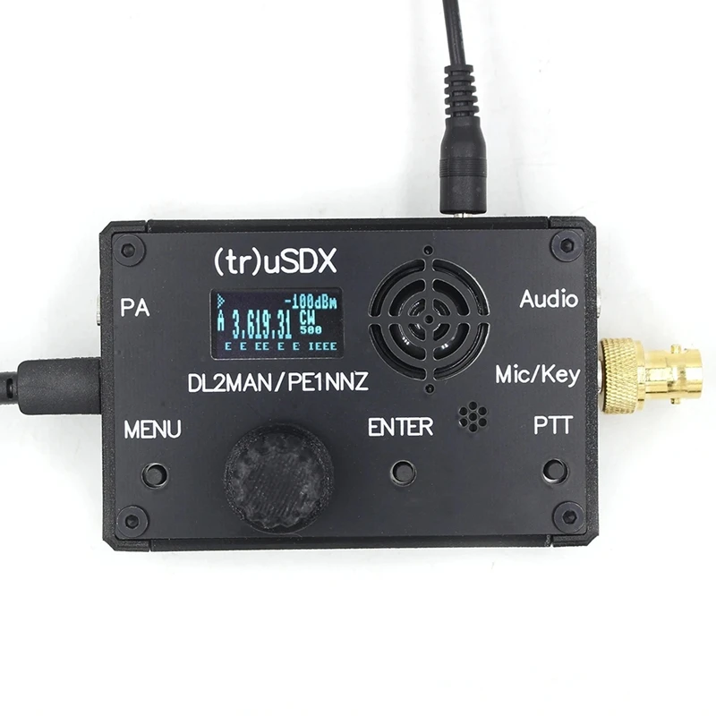 Tr-USDX جهاز إرسال واستقبال منخفض التردد ثنائي القناة QRP SDR يدعم مجموعة الموجات القصيرة ذات 5 نطاقات