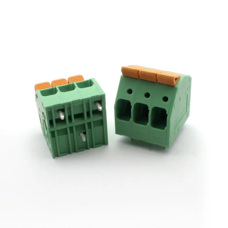 100PIN 7.5MM High-Current Push-In Terminal Blocks KF206 DG2206 2406S - PCB Vibration Resistant Test Connectors