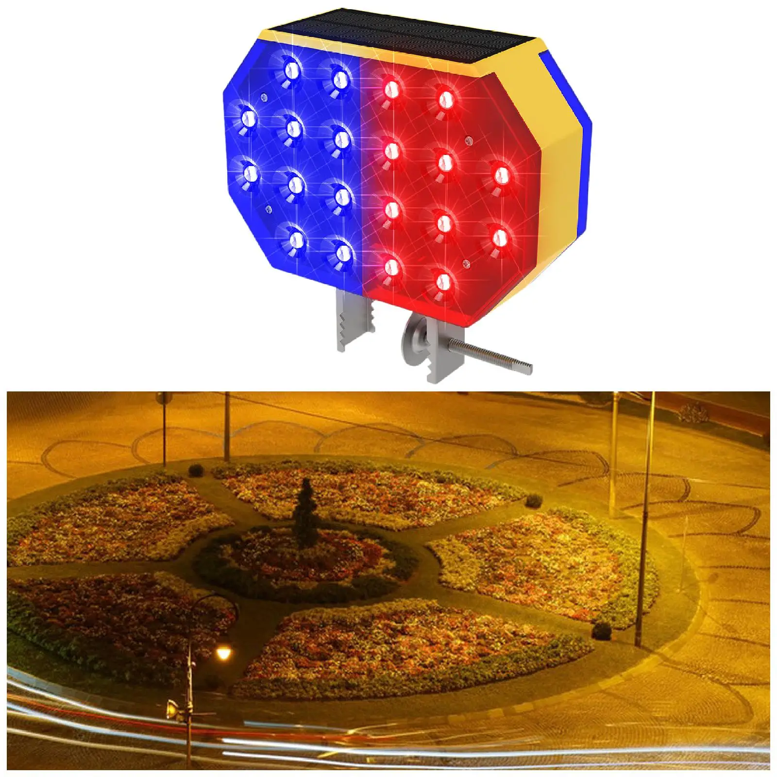 Стробоскоп с солнечной батареей