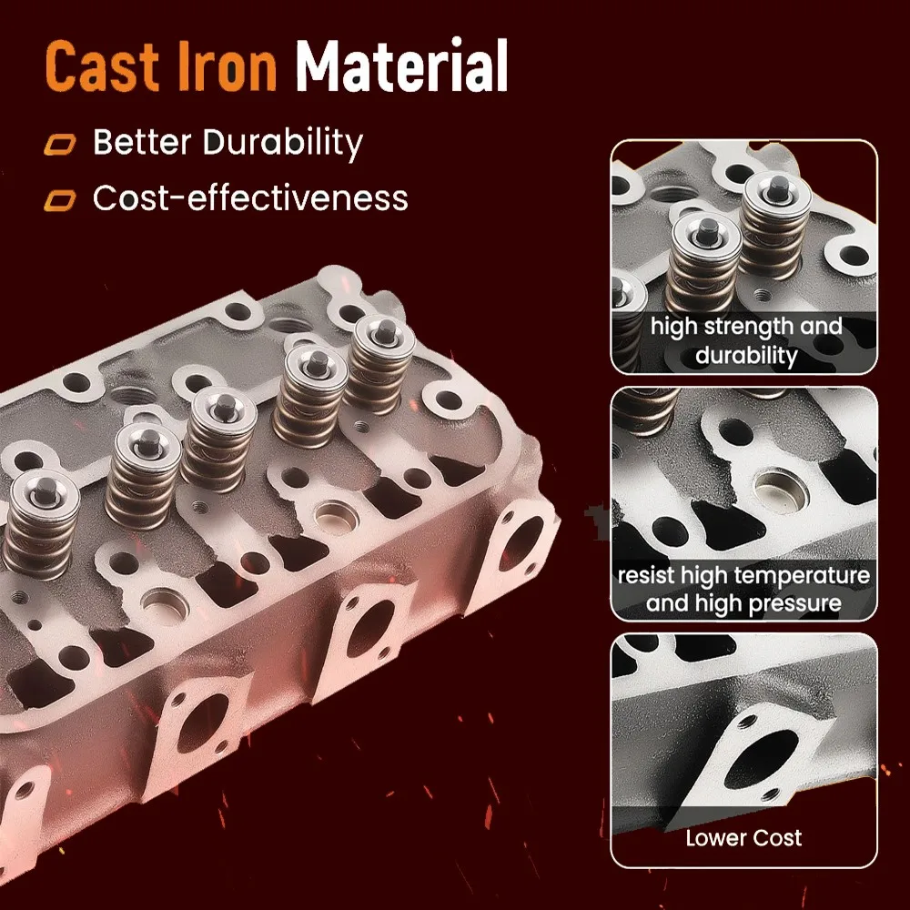 RTV-X1140R RTV-X1140W Complete Cylinder Head & Gasket For Kubota Utility Vehicle RTV1100 RTV1100CW9 RTV1140CPX RTV1100RW9