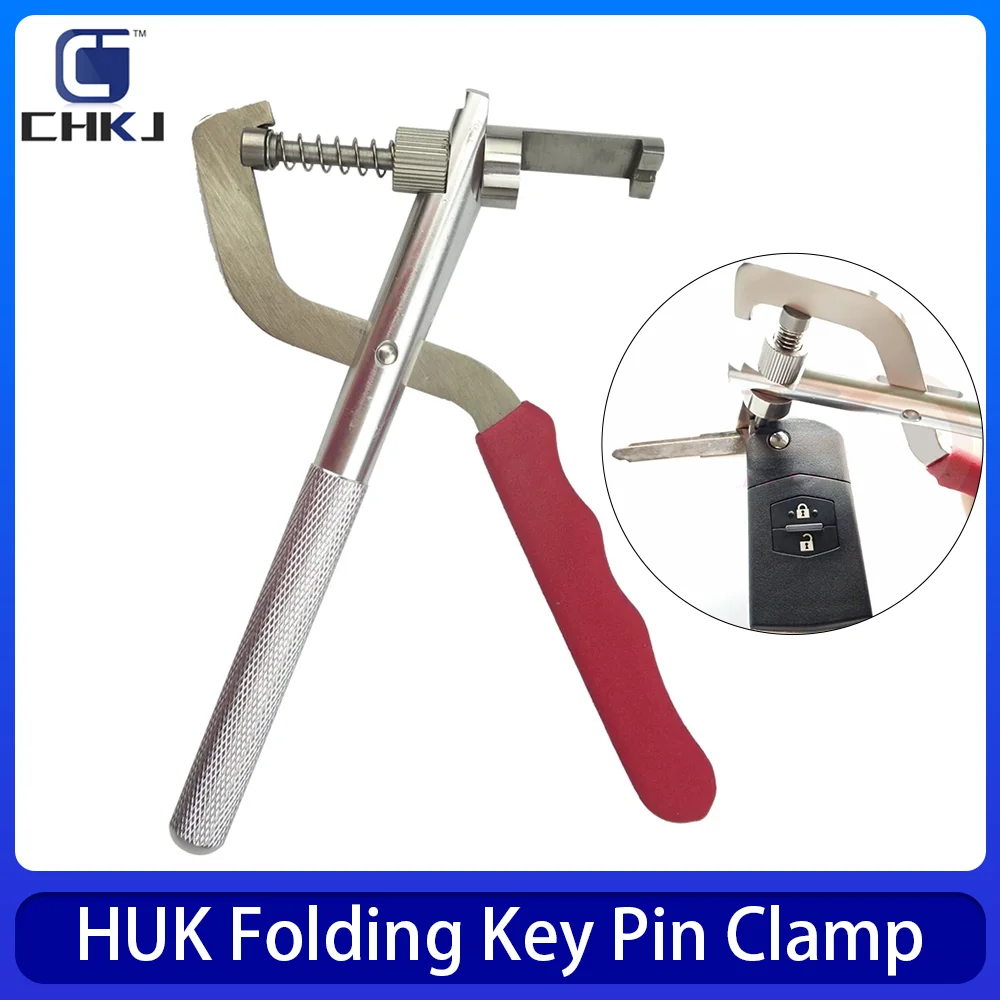 CHKJ Original For HUK Folding Key Split Pin Clamp Auto Remote Car Key Disassembly Pliers Fixing Tool Locksmiths Tool Key Remover