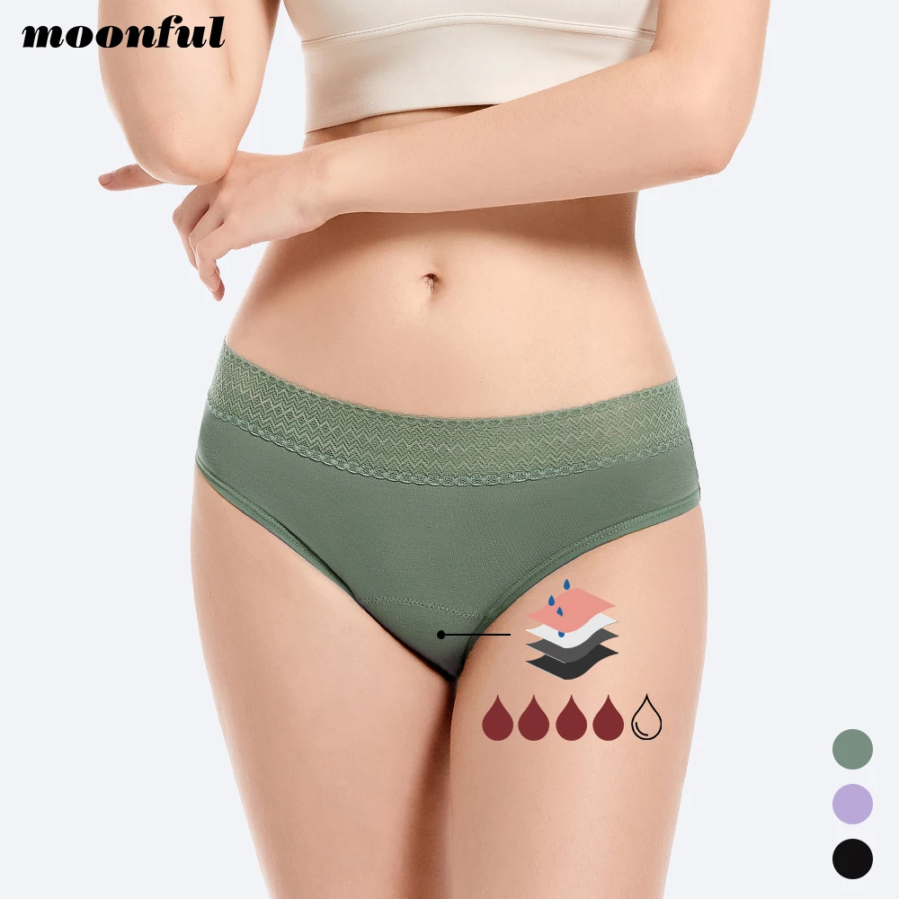 

Wholesale Menstrual Panties Women Menstrual Underwear Cycle Leak Proof Period Underwear Heavy Flow Reusable Panties for Monthly