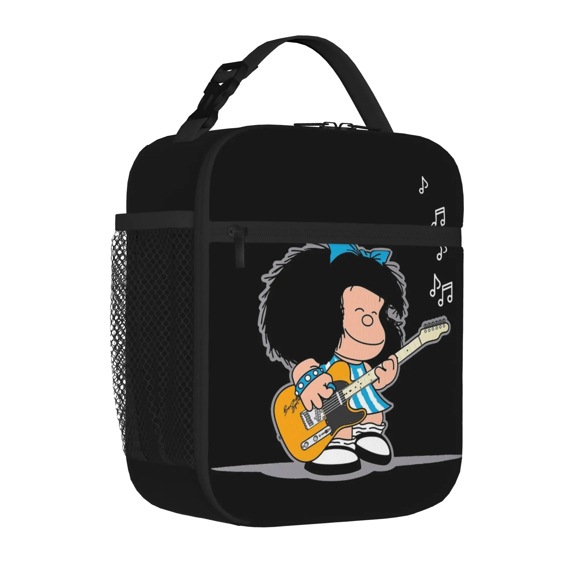 Cartoon M-Mafaldas Thermal Insulated Lunch Bag for Office Comics Portable Food Container Bags Cooler Thermal Food Box