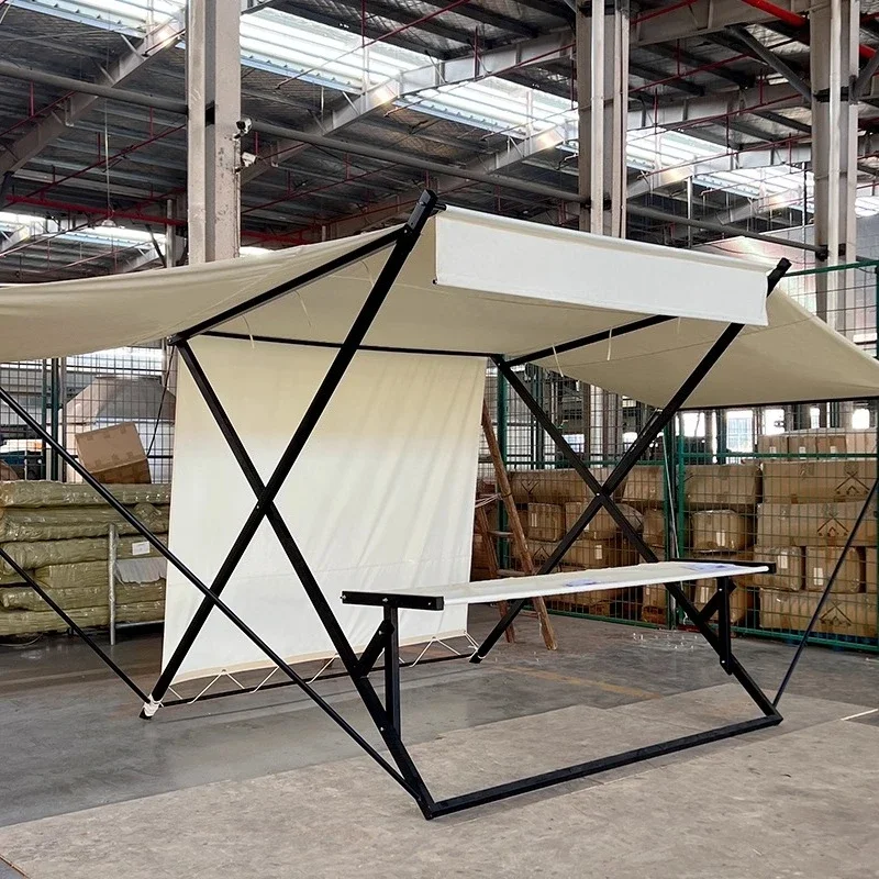 Outdoor camp stall tent rooftop barbecue tent courtyard stall awning