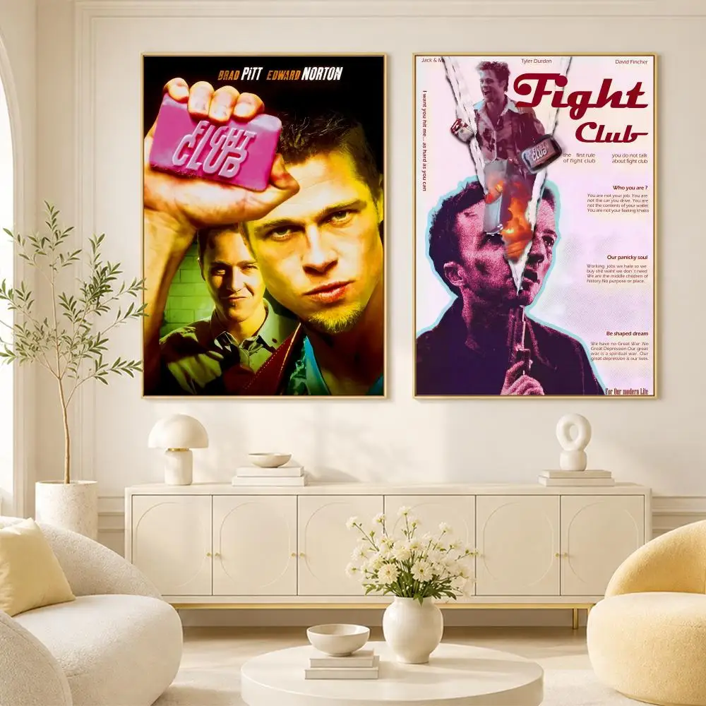 Fight.Club Poster Room Home Decoration Interior Wall Art Printing Garage Posters Gift