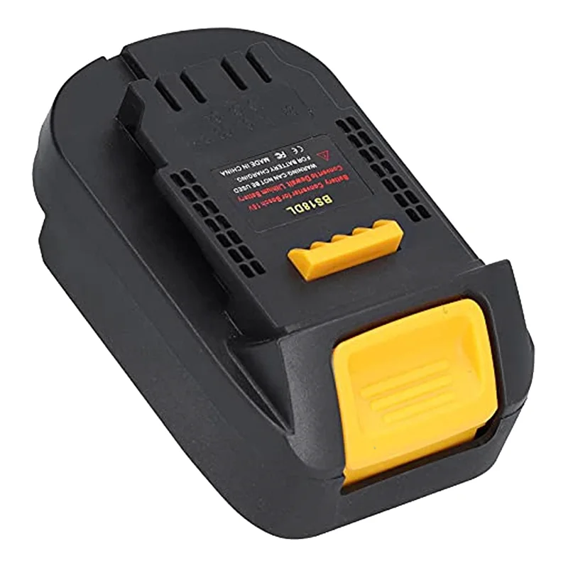 BS18DL Battery Adapter for Bosch 18V Battery Use for Dewalt 18V/20V Li-Ion Battery Power Tools 4-PIN Converter